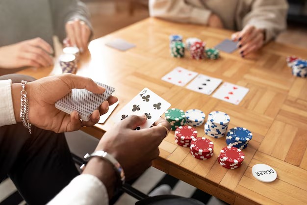guruslot Sakong live dealer table with card display